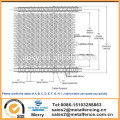 11 &quot;large x 50 &#39;Feet Long 304 SS acier inoxydable treillis métallique convoyeur courroie